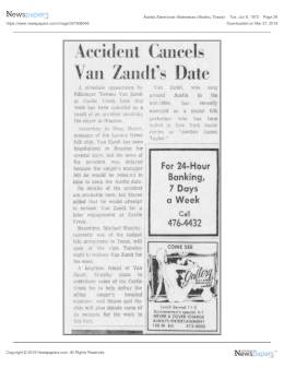 1972-06-01 until 07 Bentaub Houston University Hospital Overdosed On Heroine