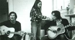 1975-xx-xx -Townes with unknown girl and Guy Clark-from Heartworn Highways