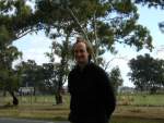 Rutherglen sheep and Len 