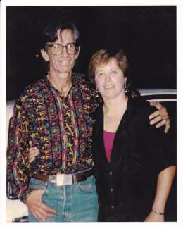 1992-09-12  TVZ and Barb Donovan at Leon Springs Cafe TX