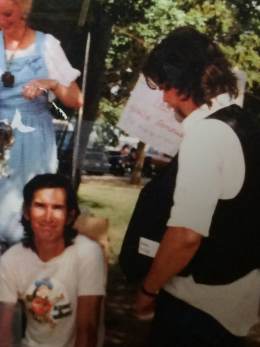 1992-11-14 -TVZ and Guy Clark in Luckenbach