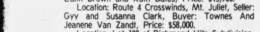 1994-12-xx -Guy and Susanna sells their house to Townes