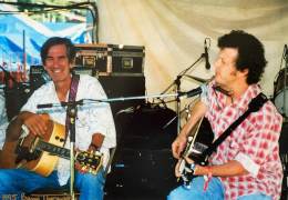 1995-08-12 -with Steve Forbert at the Mariposa Festival-Toronto Island-CANADA