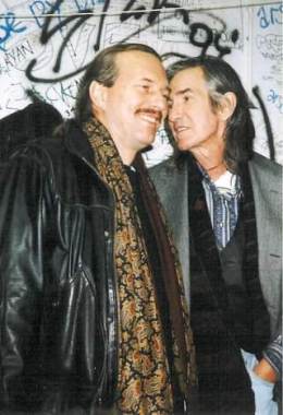 1996-11-24  Hans Theessink and Townes Van Zandt at Szene-Vienna-Austria